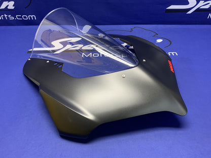 Ducati Front Nose Cowling W/ Windscreen (Black) Panigale V2 20-25 OEM 48114251AS