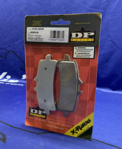 DP Racing RDP X-Race Sintered Front Brake Pads GSXR 1000 2017-2022 1721-0678