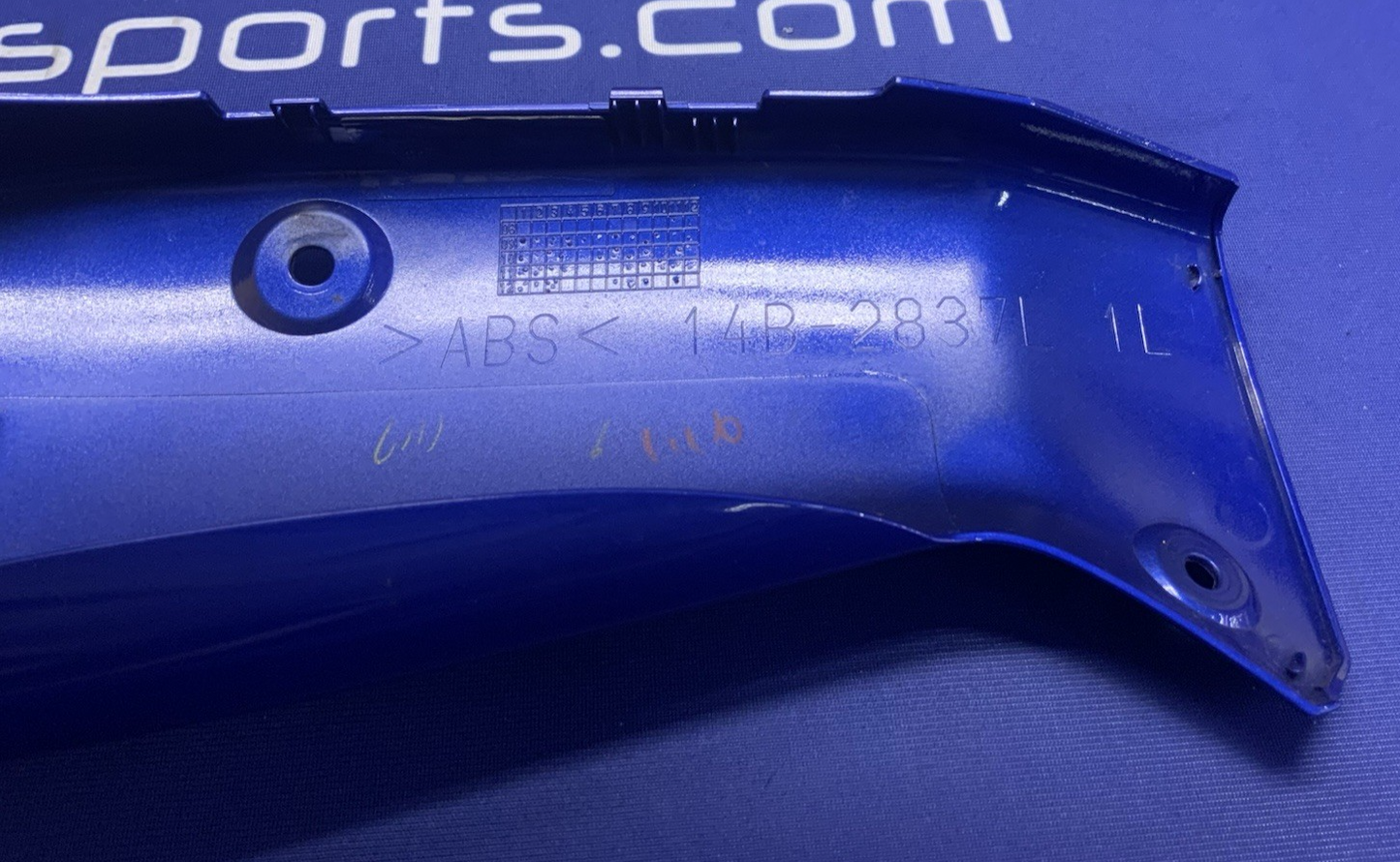 Yamaha Console Panel 1 (Blue Metallic) R1 2012-2014 OEM 14B-2837L-00-P6