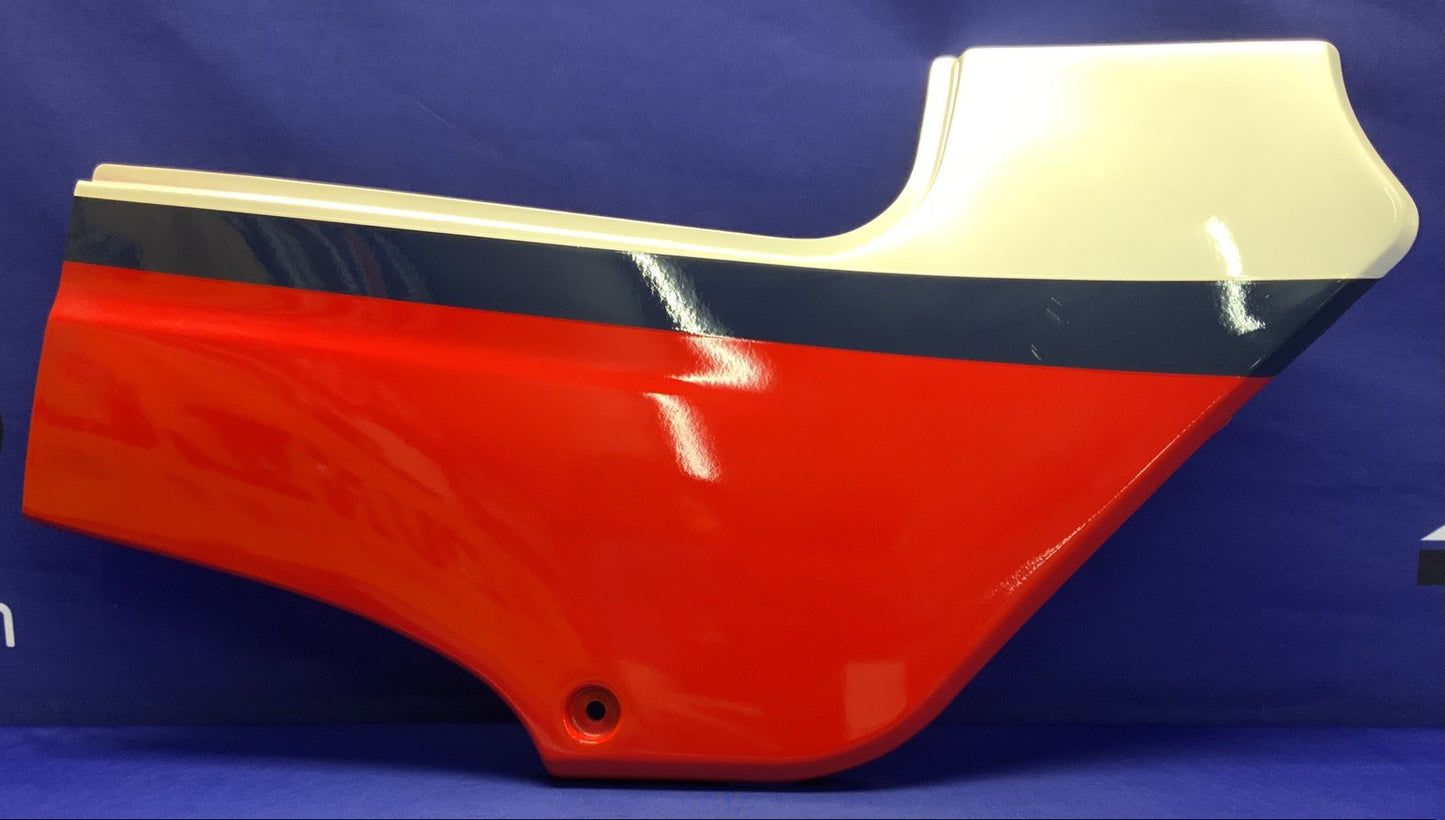 Kawasaki Right Side Cover (Red, White & Blue) Ninja 600 85-86 OEM 36002-5196-P9