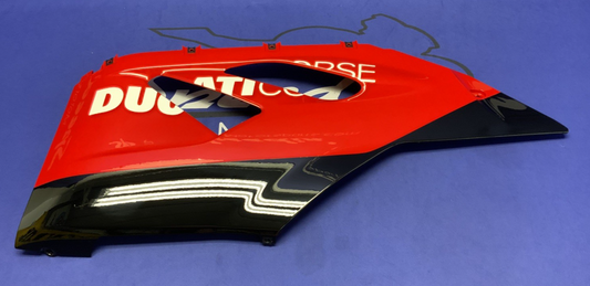 Ducati Left Lower Fairing (Anniversary Red) Panigale V2 2022-2025 OEM 48013761AD