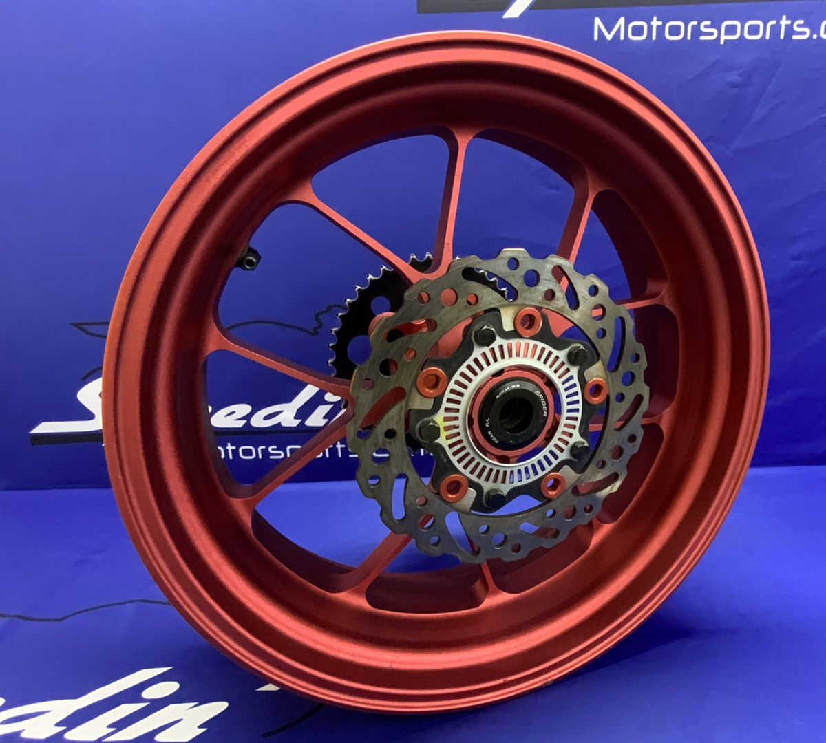 Aprilia Rear Wheel W/ BrakeTech Rotor/Captive Spacer RSV4 2015-2018 OEM 2B002033
