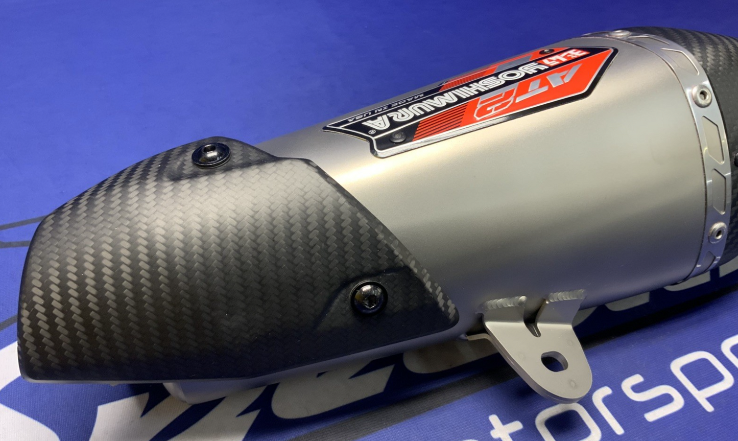 Yoshimura AT2 Slip-On Street Exhaust Muffler 57mm Inlet