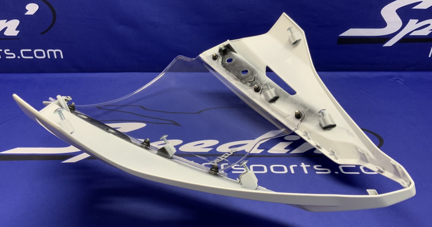 Suzuki Front Cowling W/ Windscreen (Pearl) GSX-8R 24-26 OEM 94410-25L01-QU2-1