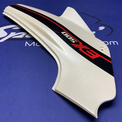 Kawasaki Left Side Cover (White) EX500 1988 OEM 36002-5445-R1
