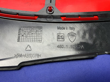 Ducati Right Fuel Tank Fairing Red Panigale V2 2021-2023 OEM 4801B012AC