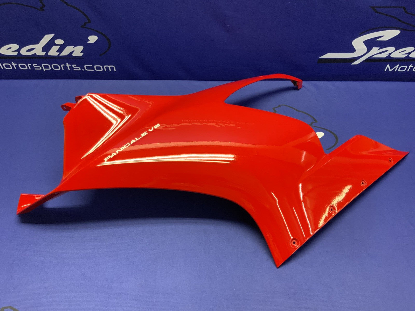 Ducati Left Upper Fairing Red Panigale V2 2020-2025 OEM 4801A871AB-2