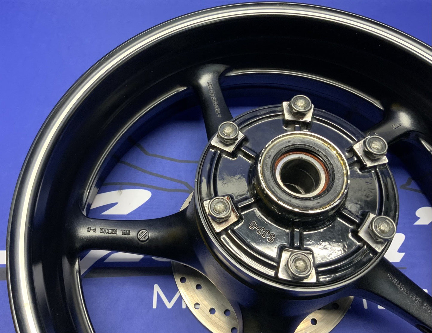 Yamaha Rear Wheel Assembly (Black) YZF-R6 2003-2008 OEM 5SL-25338-00-98