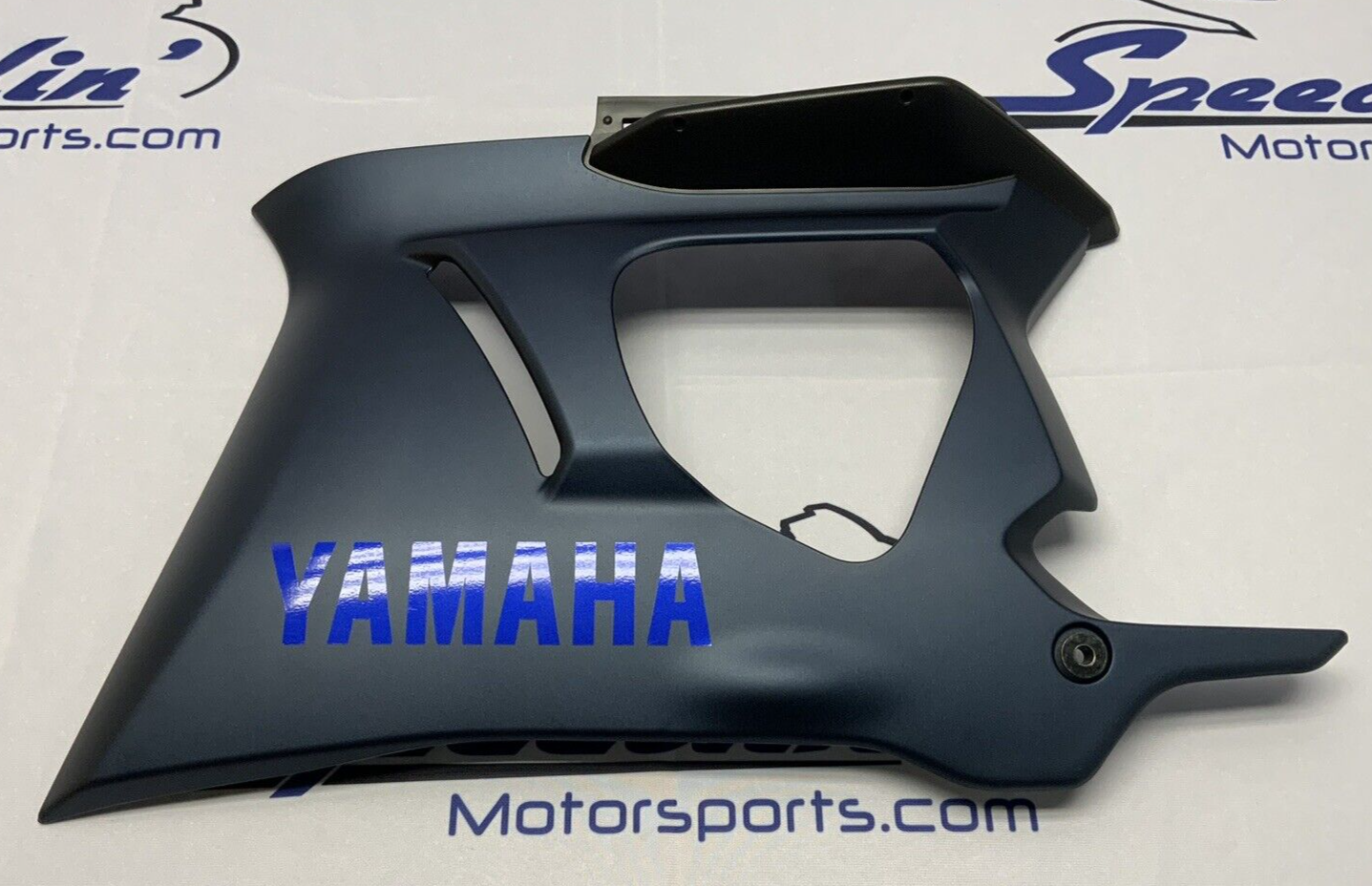Yamaha Left Lwr Fairing W/ Cover Panel (Blue) YZF-R3 2022-24 OEM BS7-F8385-00-P9