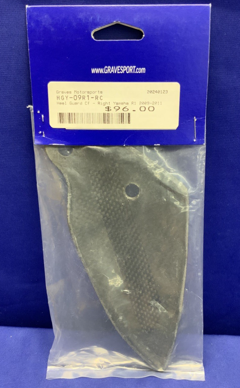 Graves Motorsports Right Heel Guard YZF-R1 2009-2011 HGY-09R1-RC