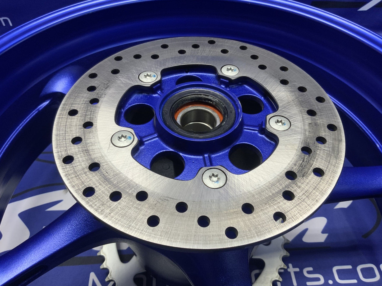 Yamaha Rear Wheel Assembly (Blue) YZF-R6 2008-2016 OEM 5SL-25338-00-P3