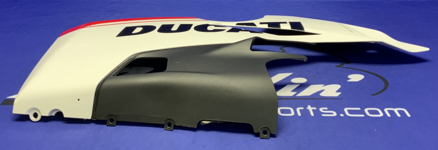 Ducati Left Fairing (White) Panigale V4 2019 OEM 48019825BA