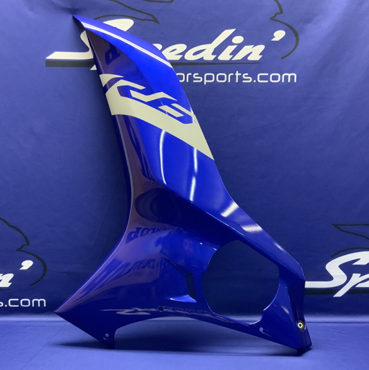 Yamaha Left Lower Fairing (Blue) YZF-R6 2017-2024 OEM BN6-W283U-90-P0