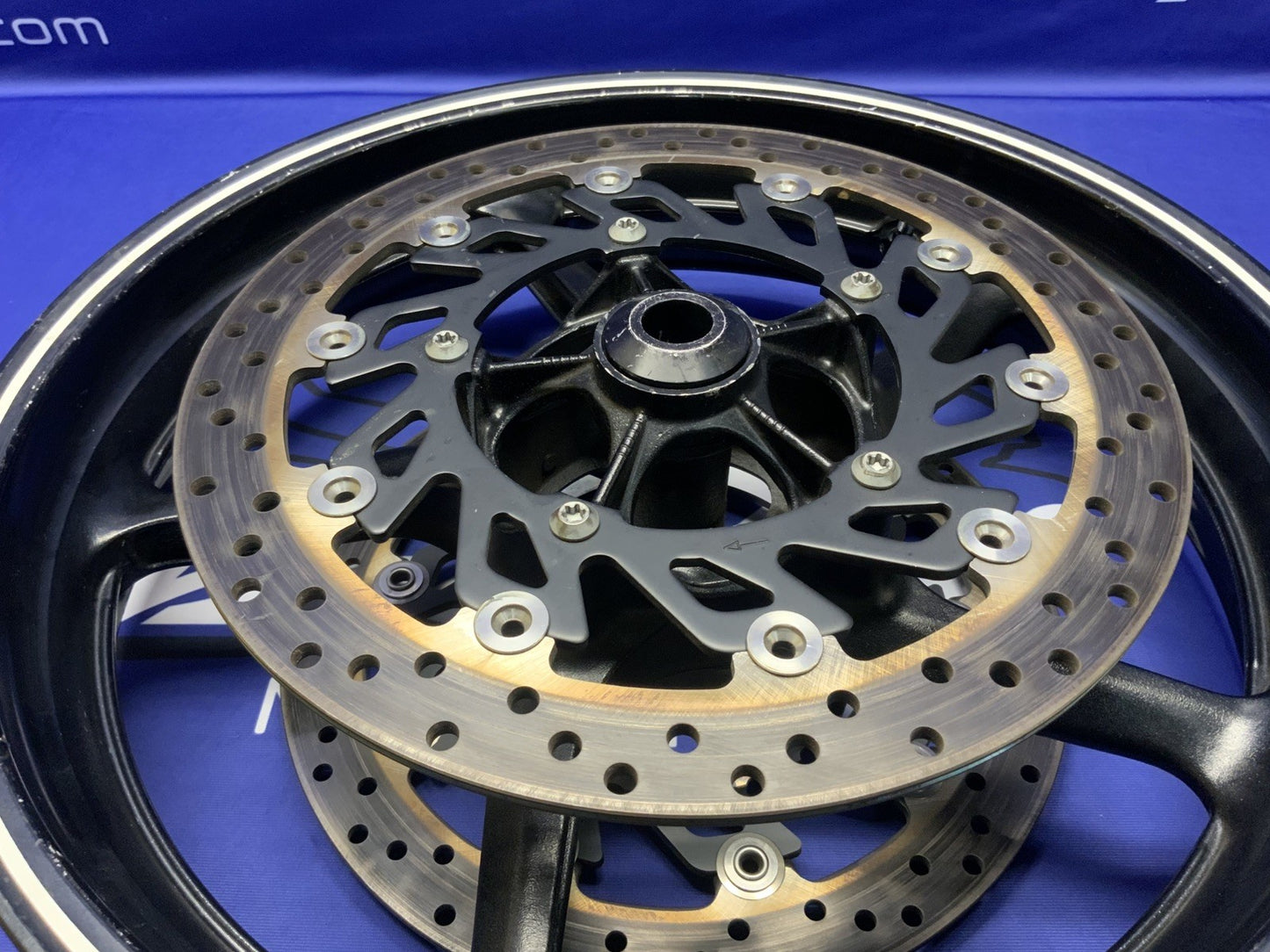 Yamaha Front Wheel Assembly (Black) YZF-R6 2003-2008 OEM 5SL-25168-00-98-1