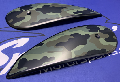 Ducati Tank Cover Set Camoflauge Scrambler 2017-2021 OEM 97380261A