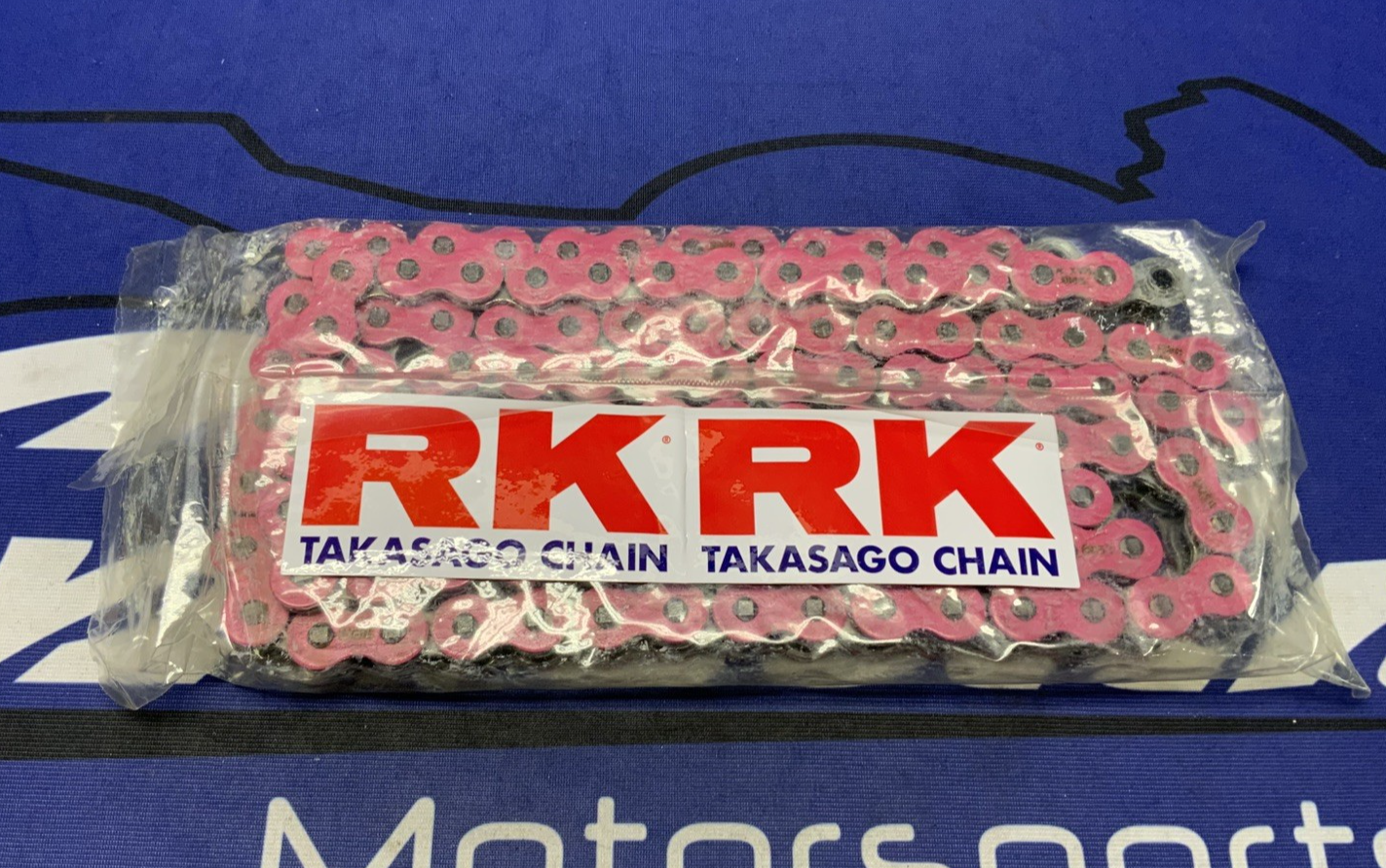 RK Takasago Chain 520 MAX-X Sealed X-Ring Chain Pink 120 Links 520MAXX-120-PP
