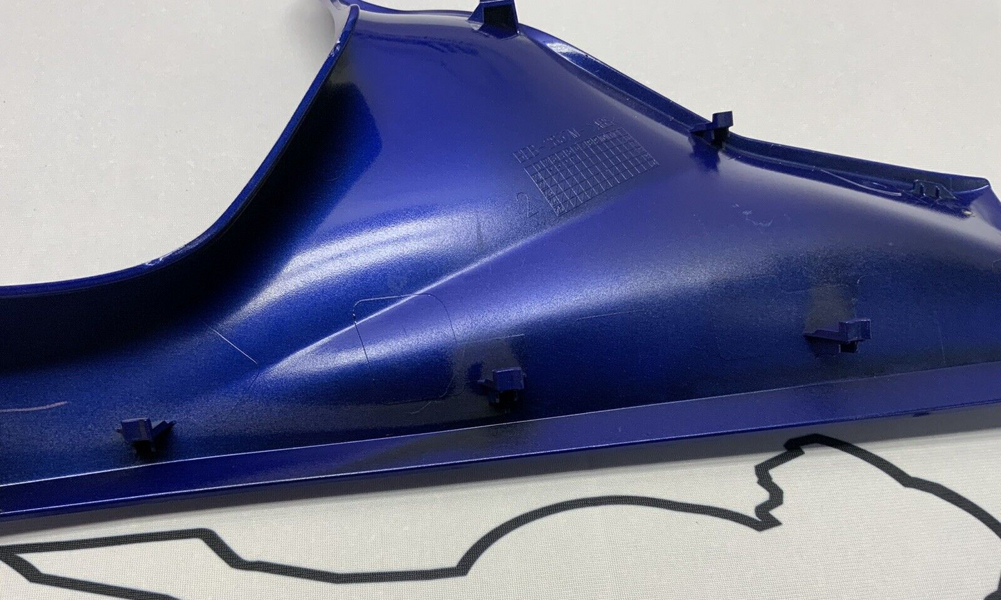 Yamaha Right Upper Fairing Blue YZF-R7 2022-2024 OEM BEB-2837M-00-P0