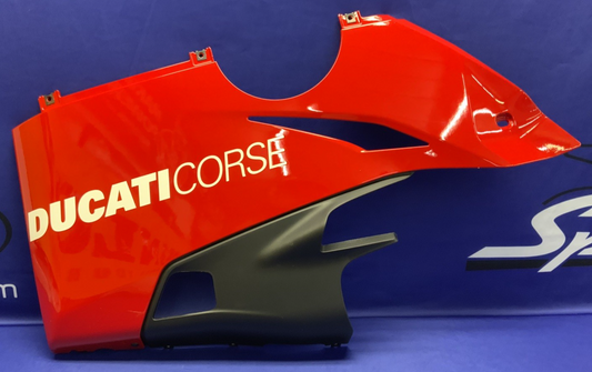 Ducati Left Lower Fairing (Red) Panigale V4 2020 OEM 48019275BT