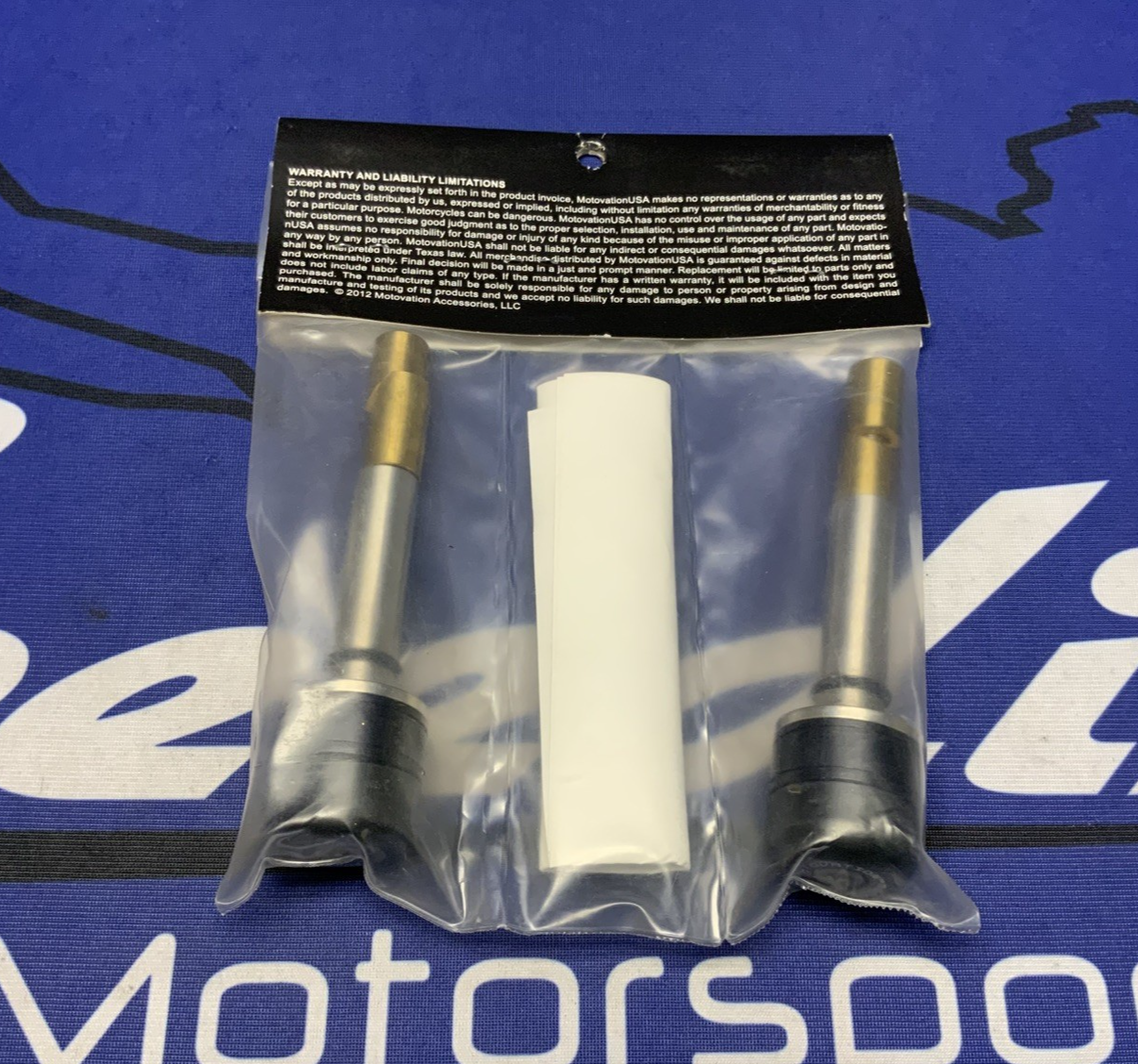 Motovation Weighted Universal Bar End Slider (Black) Size A SSU001