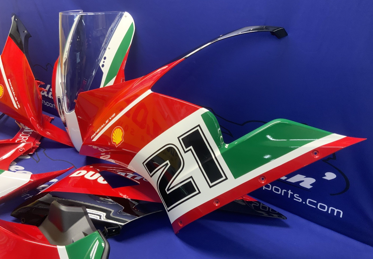 Ducati Troy Bayliss Edition Body Work Set (Ducati Red) Panigale V2 2022-2025 OEM