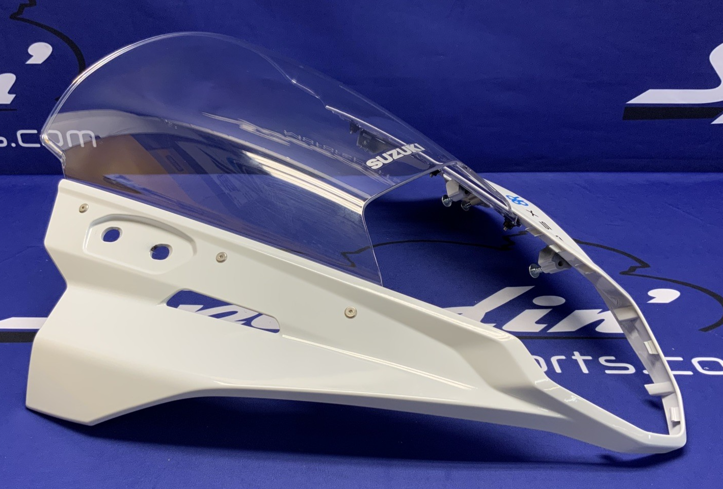 Suzuki Front Cowling W/ Windscreen (Pearl) GSX-8R 24-26 OEM 94410-25L01-QU2-1