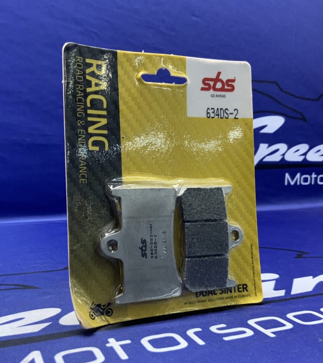 SBS Racing Sintered Front Brake Pads YZF-R6 2005-2020, R1 2015-2021 634DS-2