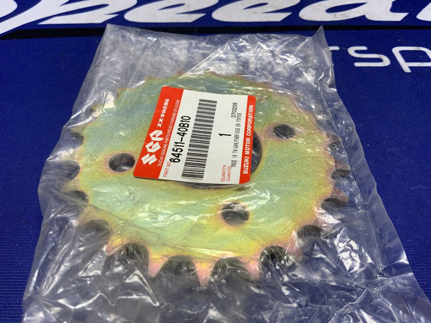 Suzuki Rear Sprocket LT80 Quadsport 1988-2006 OEM 22 Tooth 64511-40B10