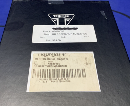 Triumph Rear Brake Reservoir Street Triple/R 2019-2020 OEM A9628055