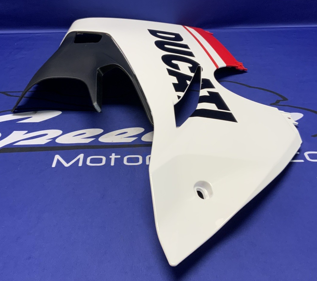 Ducati Left Fairing (White) Panigale V4 2019 OEM 48019825BA
