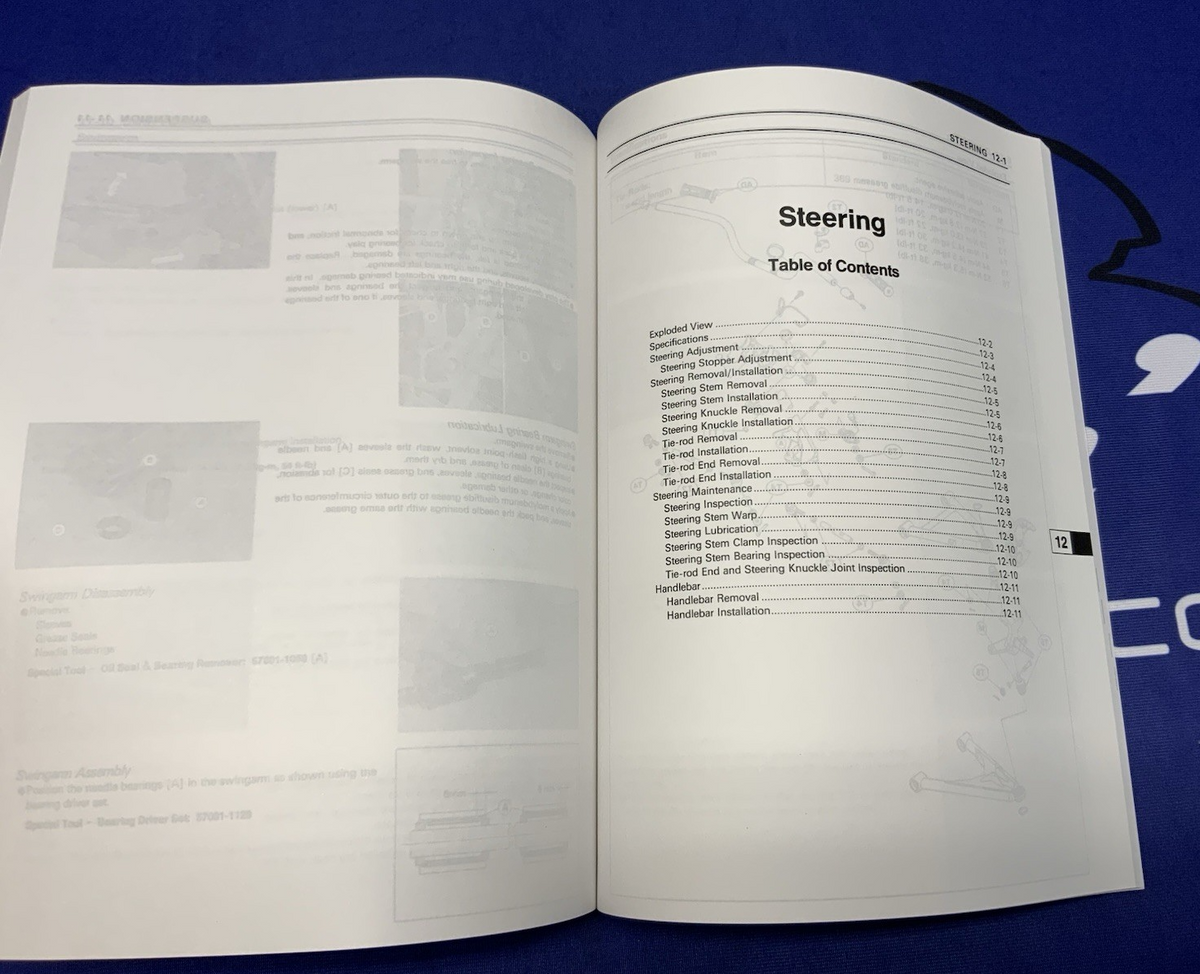 Kawasaki Lakota 300 Service Manual 1995-2004 OEM 99924-1187-03