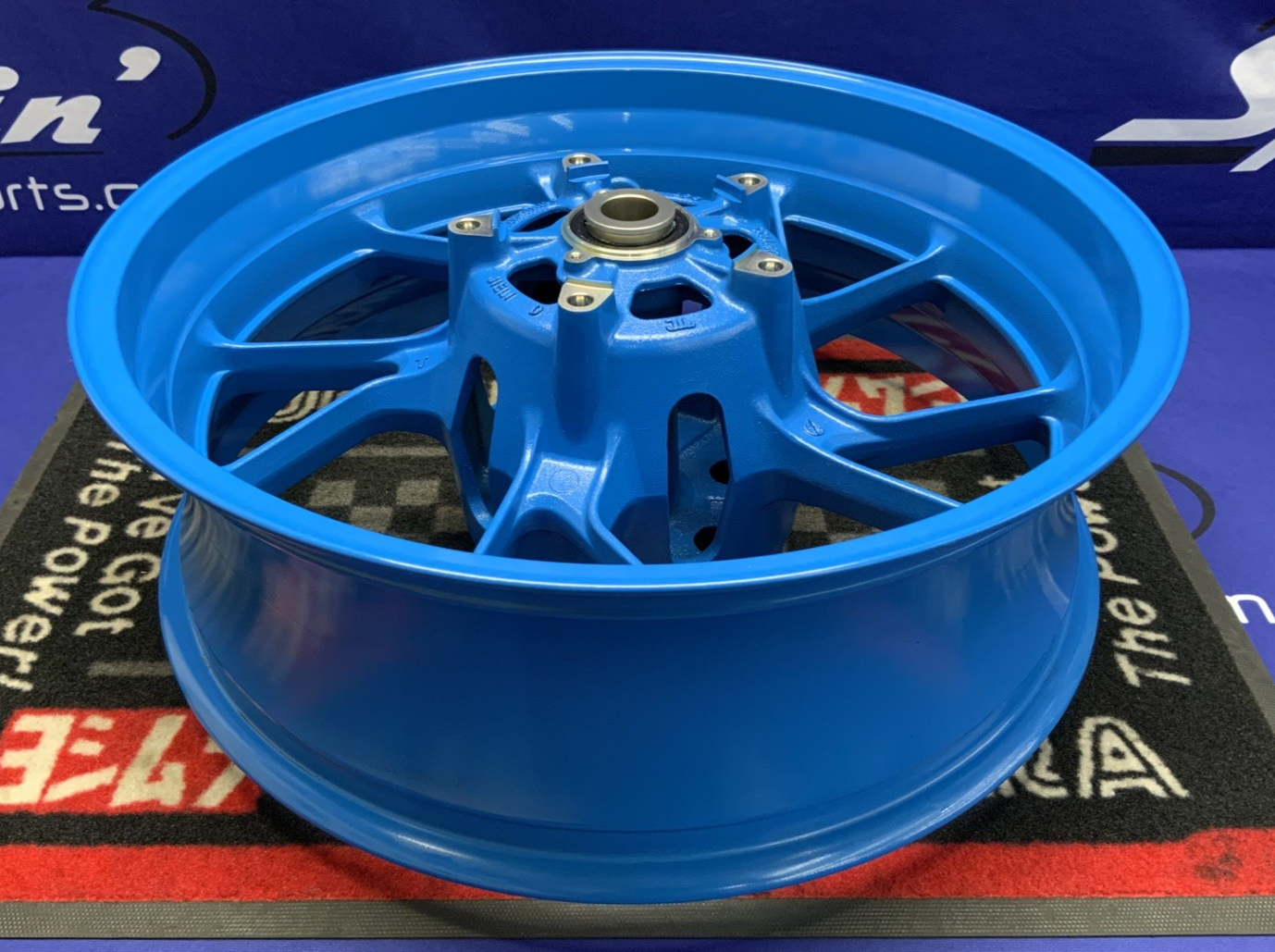 Suzuki Rear Wheel (Blue) GSX-8R 2024-2026 OEM 64111-25L00-QZB