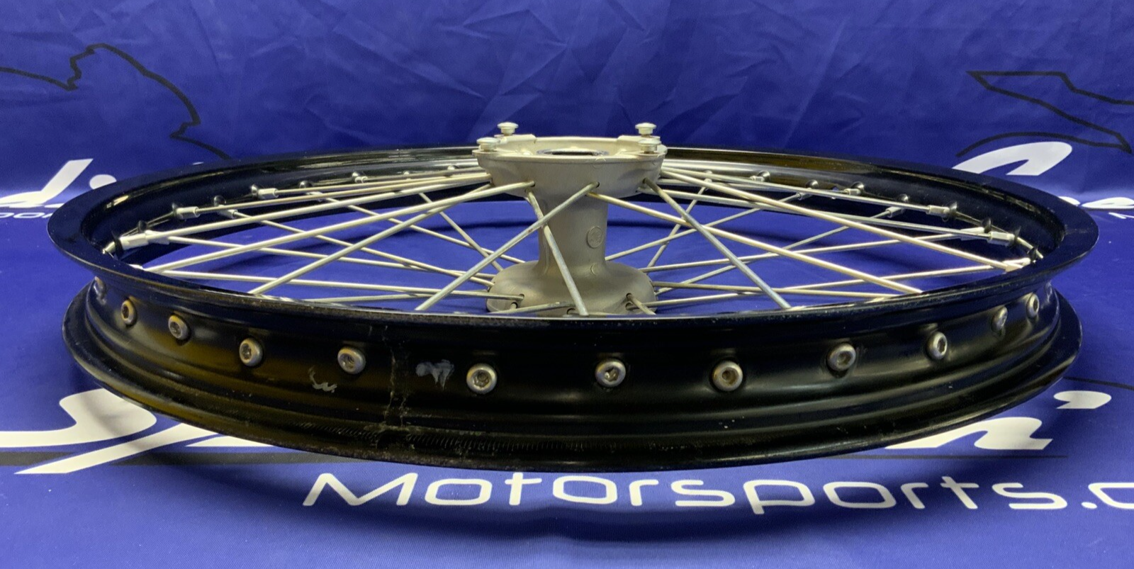 Kawasaki Front Wheel Assembly (Black) 21x1.60 KX450F 2008 OEM 41090-5212