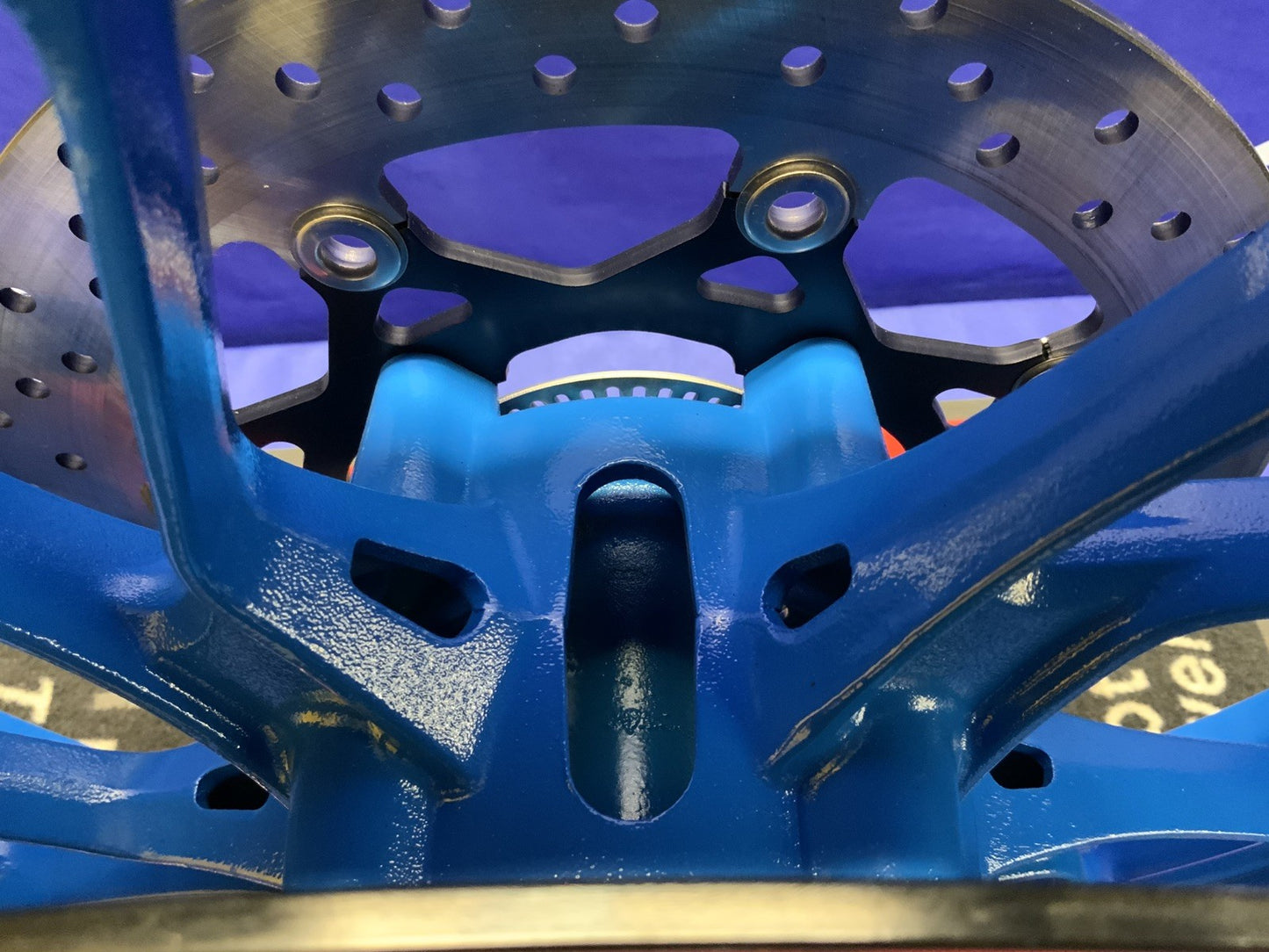 Suzuki Front Wheel W/ Rotors (Blue) GSX-8R 2024-2026 OEM 54111-25L00-QZB-1