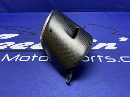 Ducati Exhaust Carbon End Tip Panigale V2/Bayliss 2020-2024 OEM 46017131BA-3
