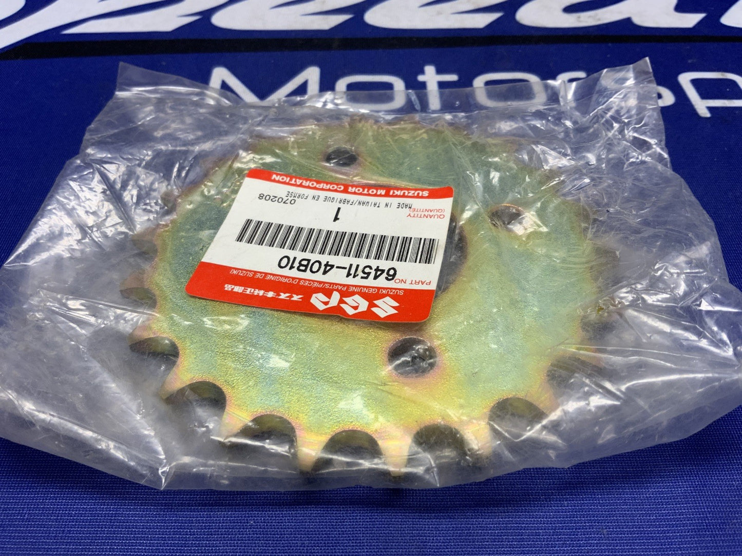 Suzuki Rear Sprocket LT80 Quadsport 1988-2006 OEM 22 Tooth 64511-40B10