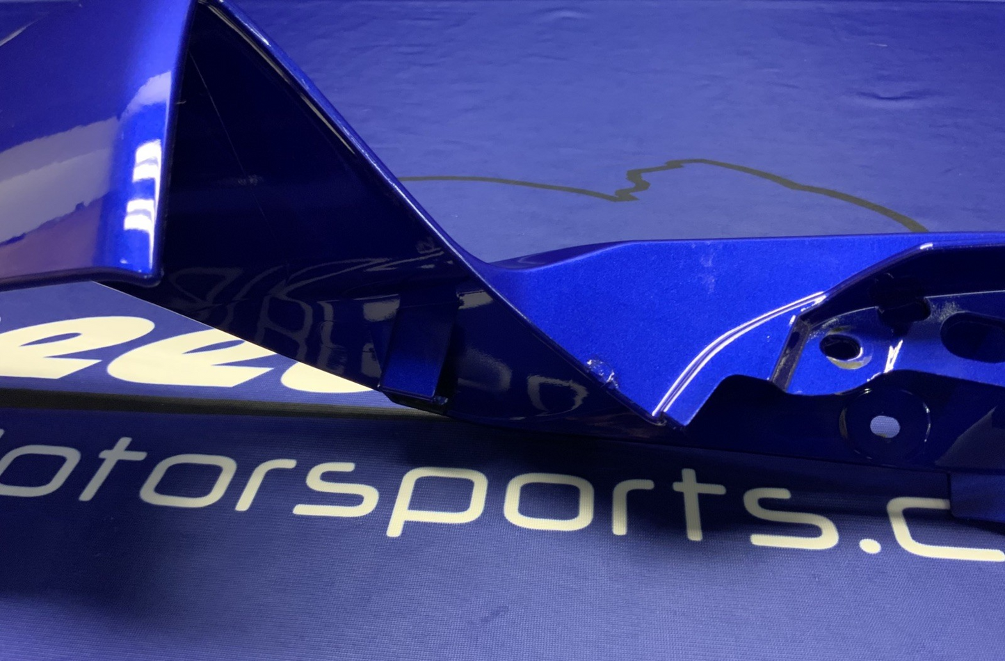Yamaha Left Tail Fairing (Blue) YZF-R7 2022-2025 OEM BEB-21711-00-P0