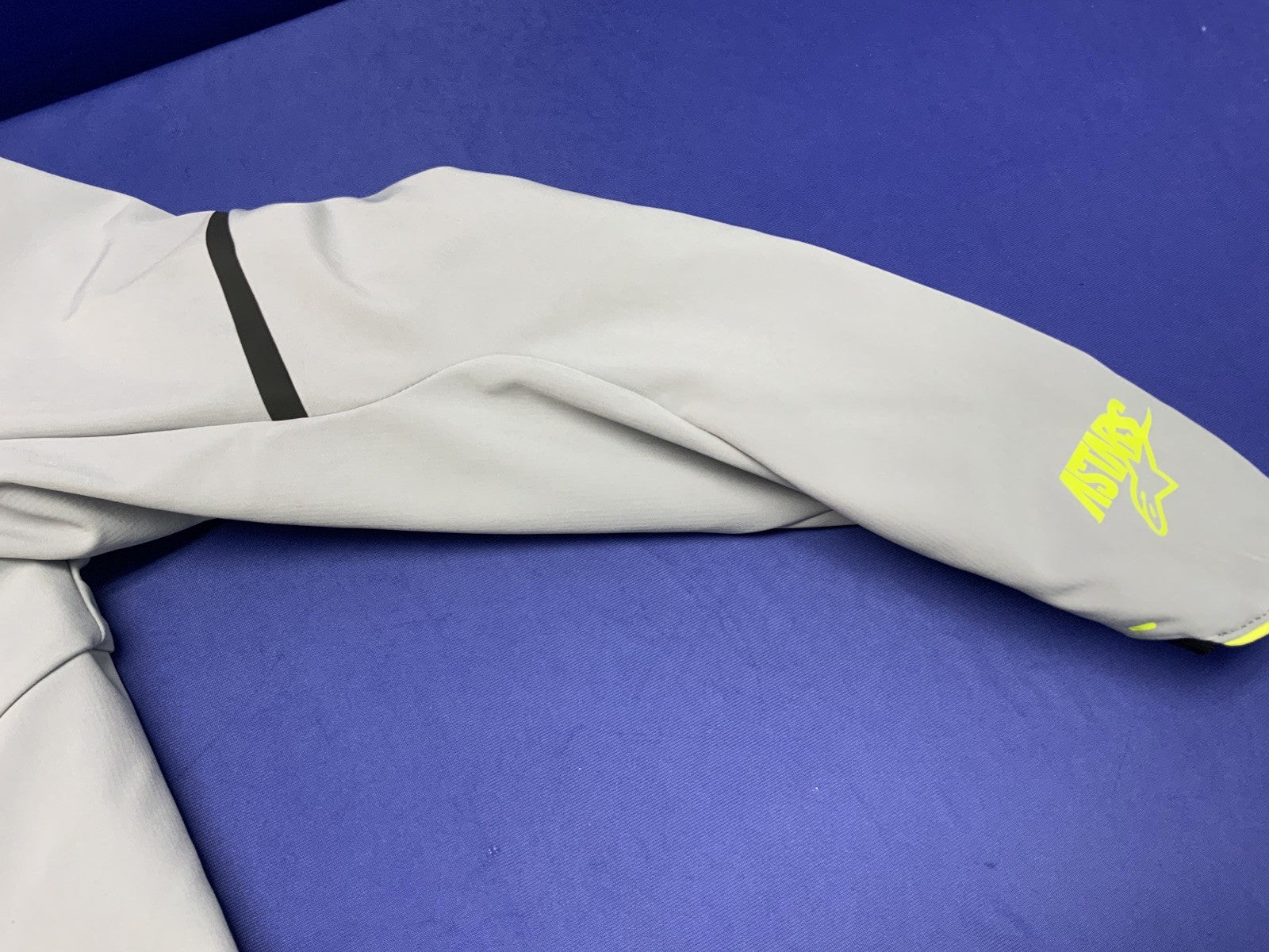 Alpinestars Aerosheel Waterproof Jacket Gray/Yellow Large New 4125007306