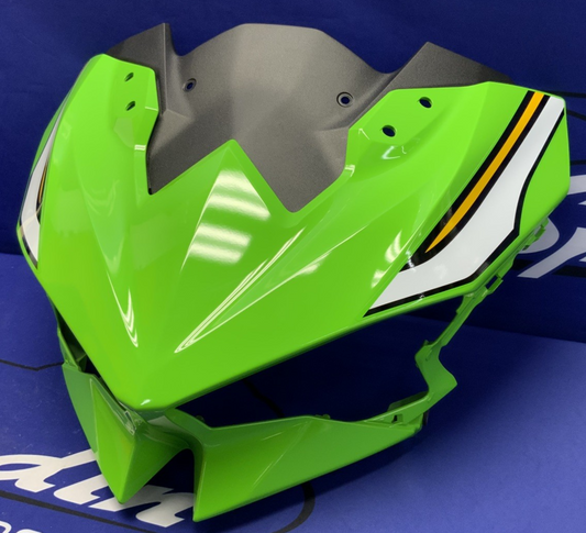 Kawasaki Front Upper Cowling (Candy Green) Ninja 500 25-26 OEM 55028-0874-777-1