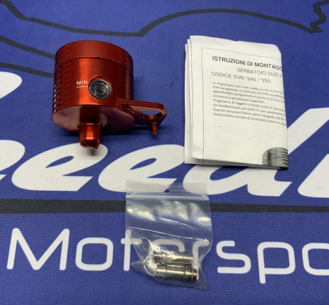 STM Clutch Reservoir (Red) 40cc capacity SUN-R240