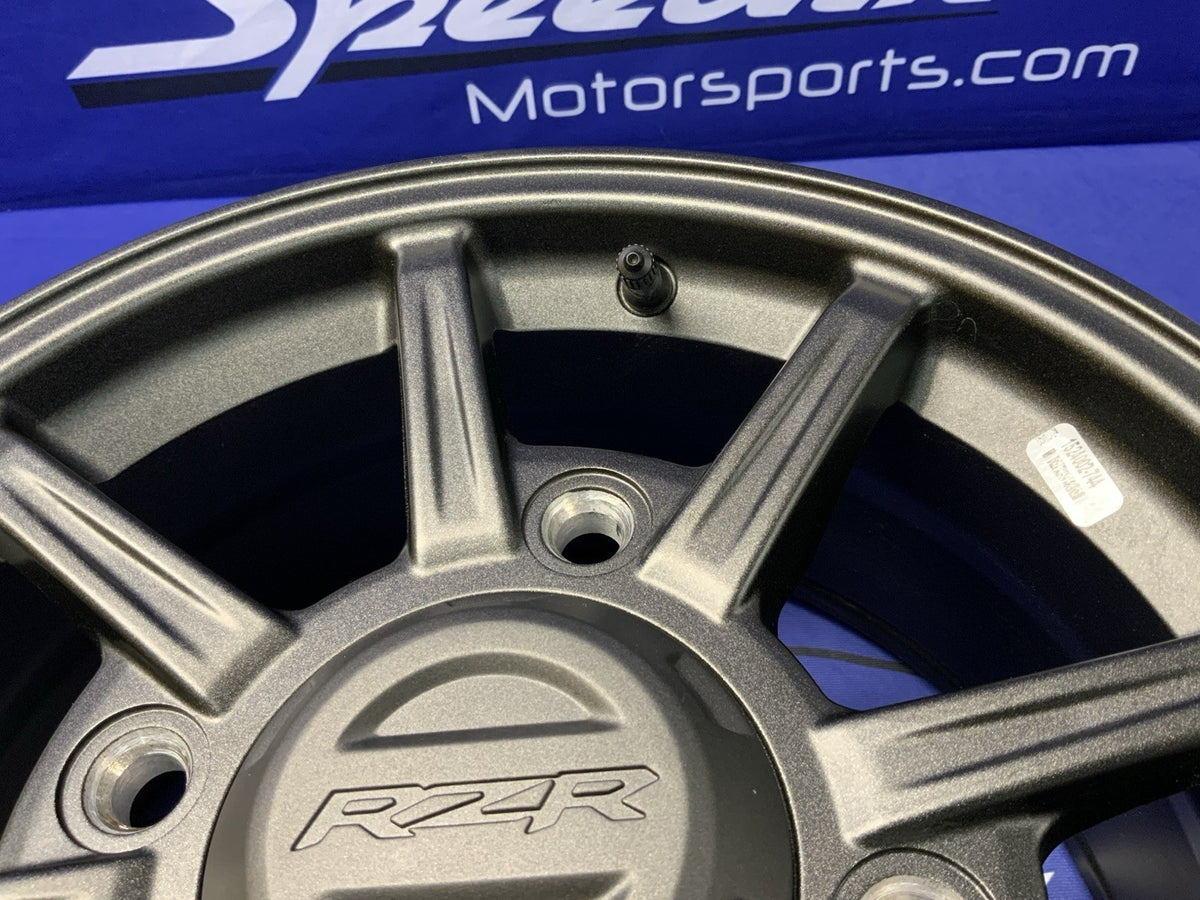 Polaris Rear and Front Wheel Rim Set Black RZR Pro 2021-2026 OEM 1524001-744