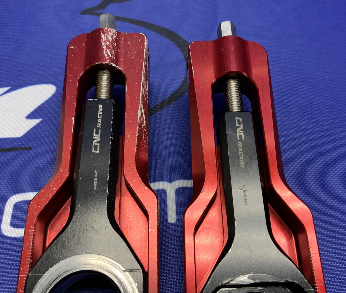 Lightech Chain Adjusters (RED) Aprilia RSV4 2015-2020 TEAP003