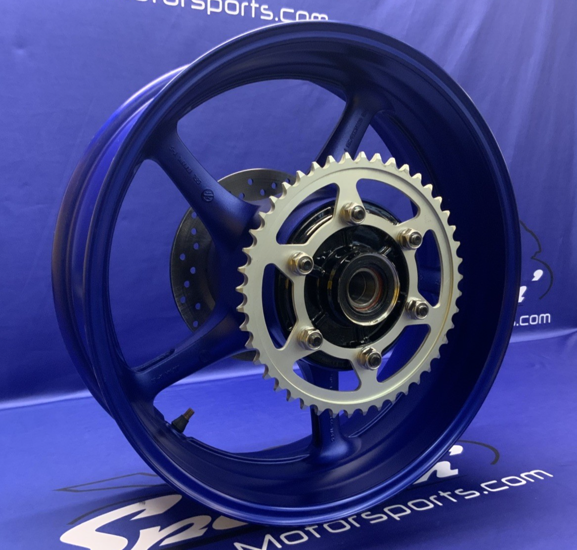 Yamaha Rear Wheel Assembly (Blue) YZF-R6 2008-2016 OEM 5SL-25338-00-P3