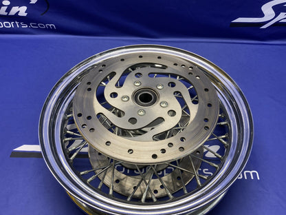 Harley Davidson 16" Front Wheel W/ Rotors Electra Glide 2000-2004 OEM 40960-08