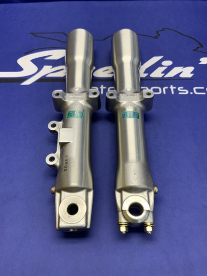 Harley Davidson Outer Fork Tube Set FLHTC Electra Glide 1999-2006 OEM 46496-00A