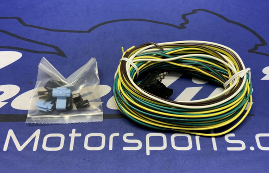 Wesbar Wiring Connector, 4-Way Flat Trailer End, 25ft. Length Wire 707103