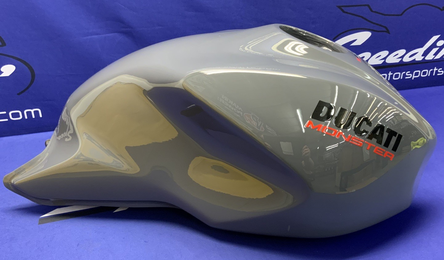 Ducati Fuel Tank (Concrete Grey) Monster 1200 S 2017-2018 OEM 58612501