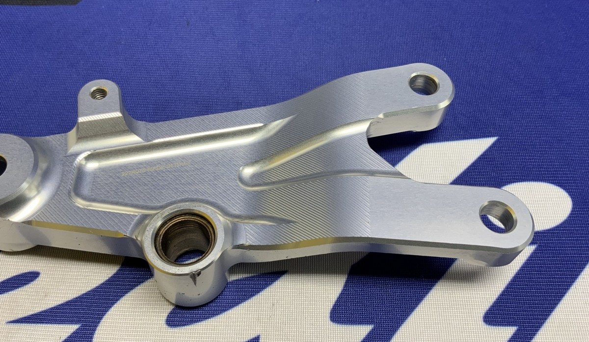 Ducati Left Footpeg Plate Holder & Heel Guard Panigale V4 2022 OEM 96221061AA