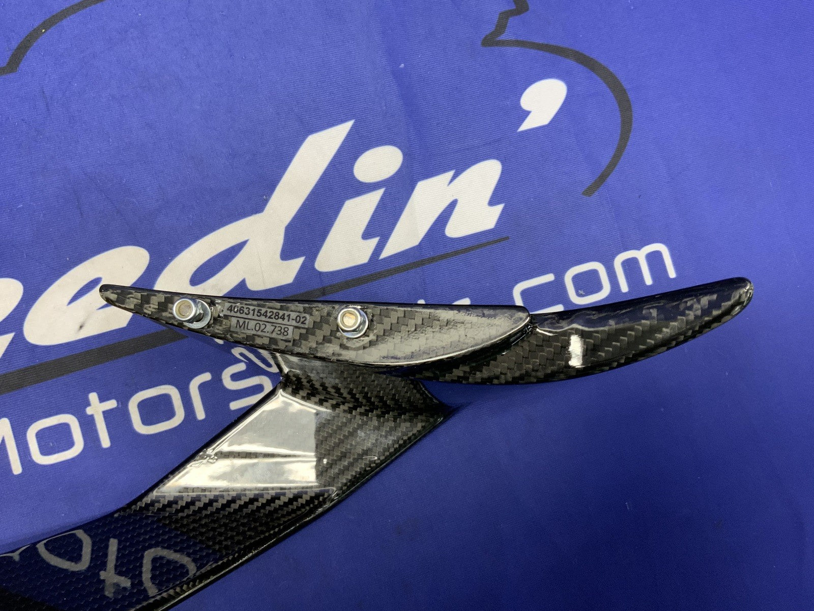 BMW Carbon Left Winglet M1000RR 2020-2023 OEM 46631542841-1