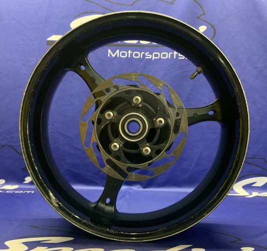 Suzuki Rear Wheel W/ Brake Rotor (Black) GSXR 600/750 06-07 OEM 64111-01H00-019