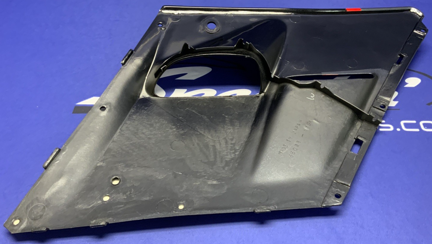 Kawasaki Right Lower Fairing (Ebony) ZX-10 1988-1989 OEM 36002-5020-T4